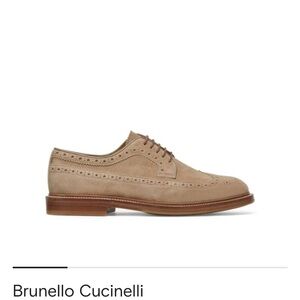 •Brunello Cucinelli Light Brown Oxfords• NWOT